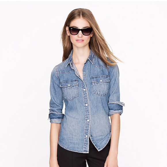 denim shirt j crew